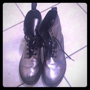 Metallic Doc Martens